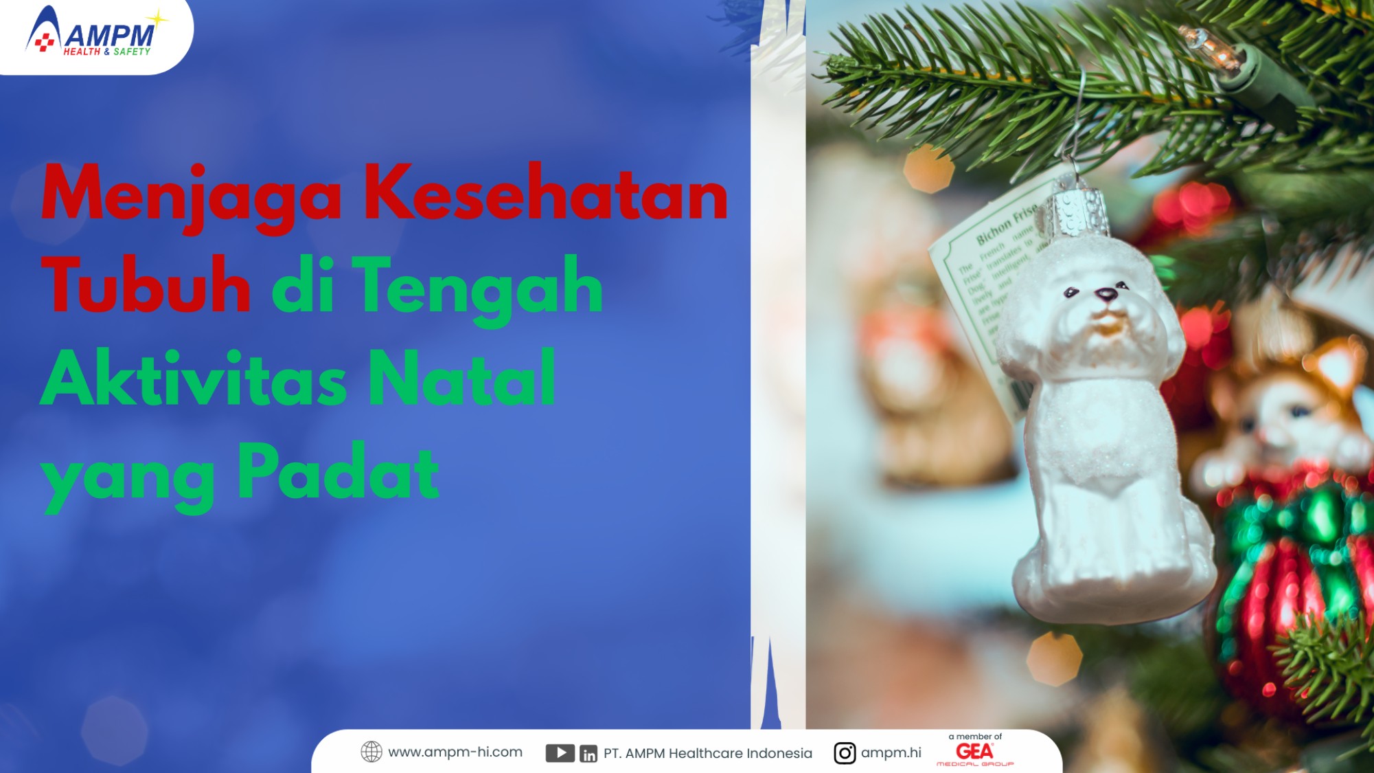 Menjaga Kesehatan Tubuh di Tengah Aktivitas Natal yang Padat