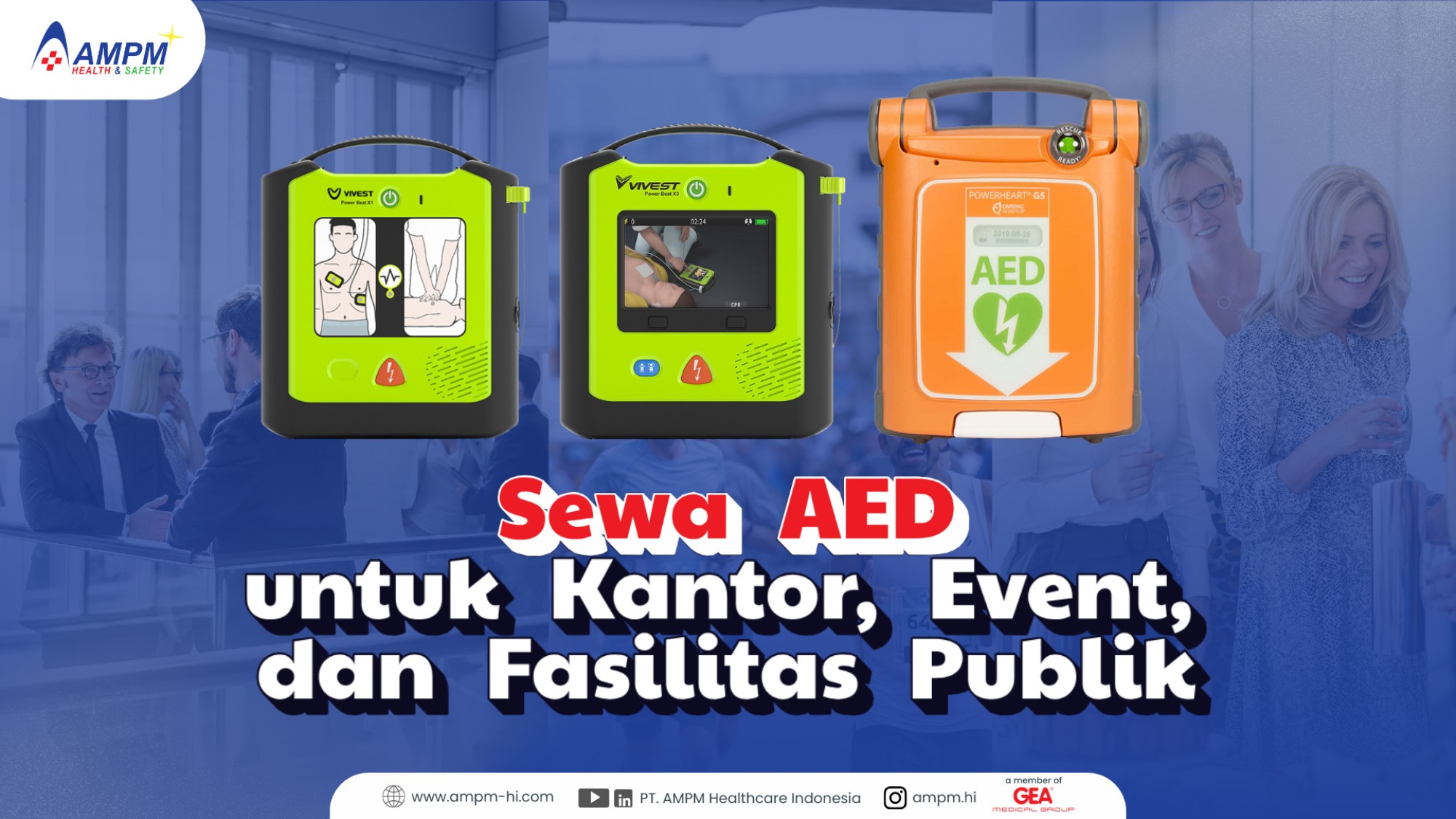 Sewa AED untuk Kantor, Event, dan Fasilitas Publik