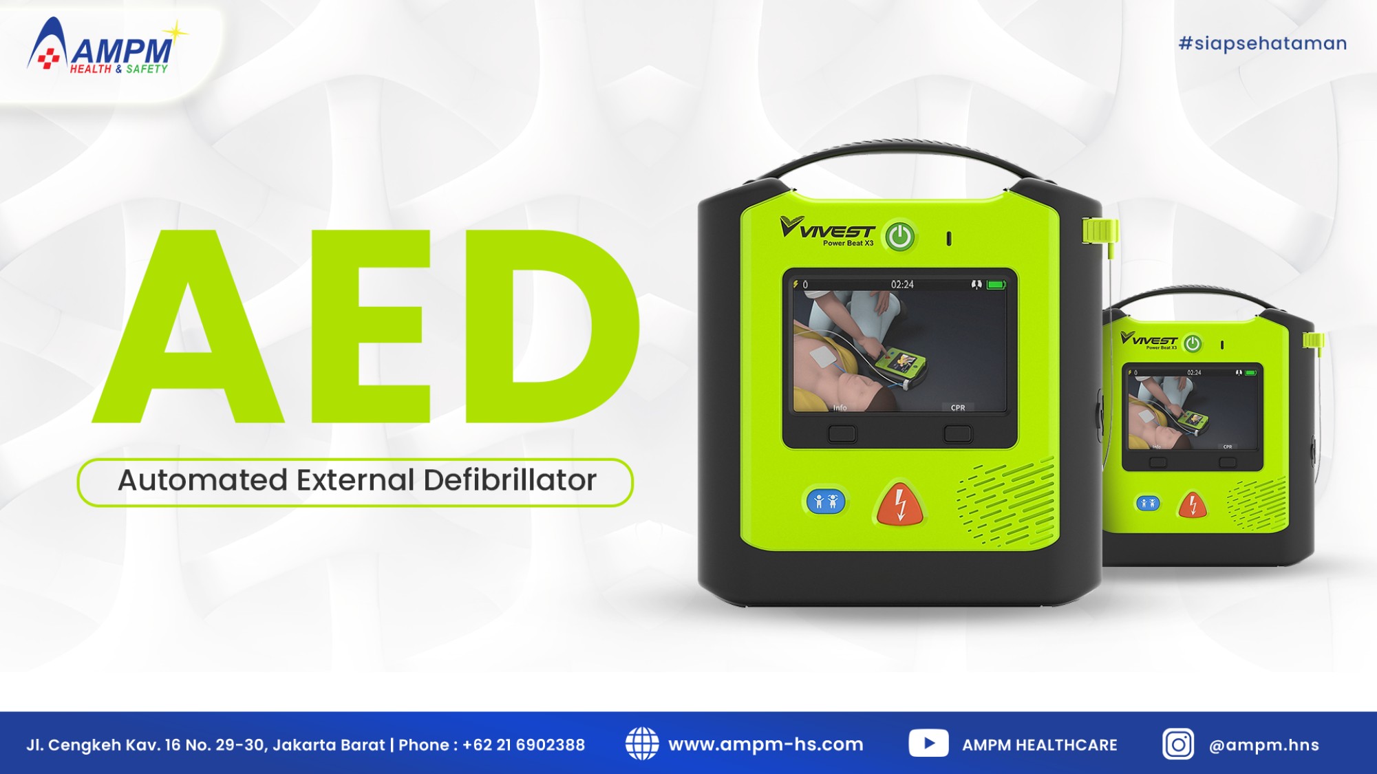 AED ( Automated External Defibrillator )