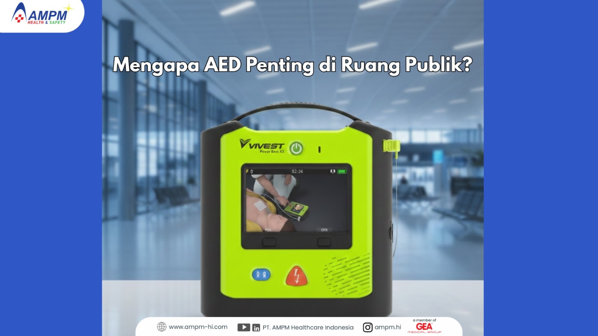 Mengapa AED Penting di Ruang Publik?