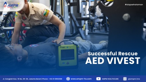 Penyelamatan  nyawa pasien berusia 70 tahun di Belanda dengan AED Vivest