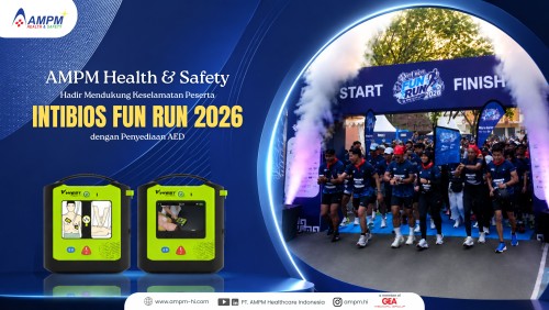 AMPM Health & Safety Hadir Mendukung Keselamatan Peserta di Intibios Fun Run 2026 dengan Penyediaan AED