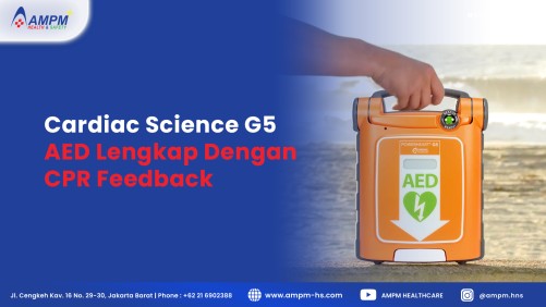AED Cardiac Science Lengkap Dengan CPR Feedback