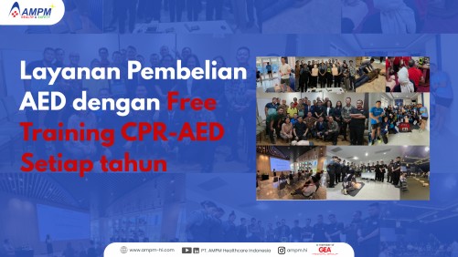 Layanan Pembelian AED dengan Free Training CPR-AED Setiap tahun