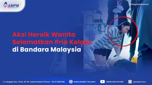 Aksi Heroik Wanita Selamatkan Pria yang Kolaps di Bandara Malaysia
